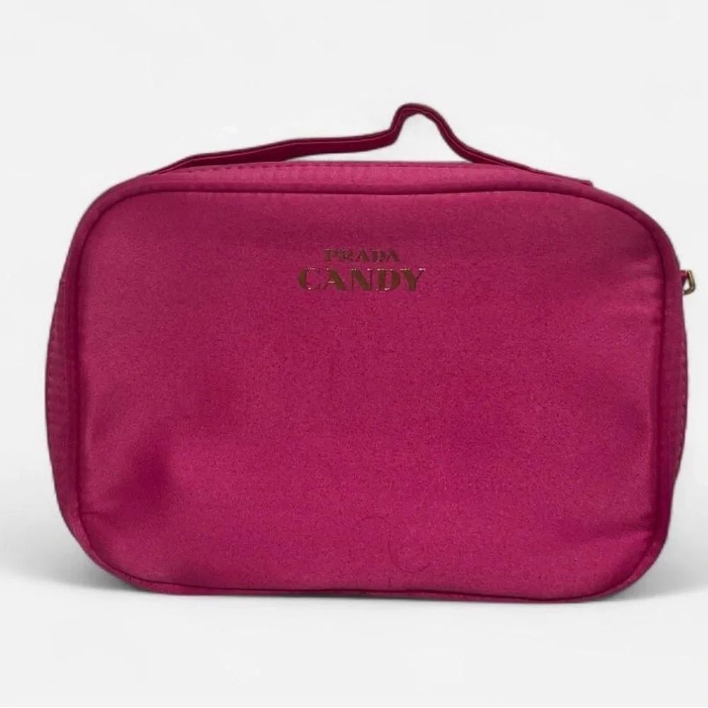 Prada Candy✨🩷💛 Fuchsia Cosmetic Bag - Picture 1 of 5